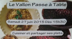 Le Vallon passe à table